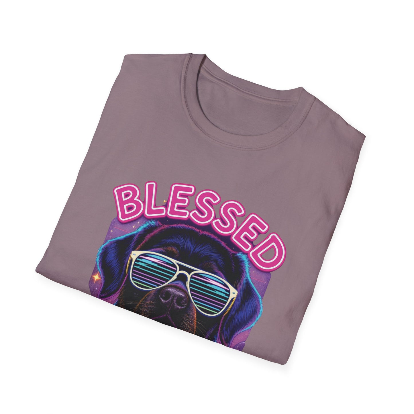 Blessed With Paws Neon T-Shirt