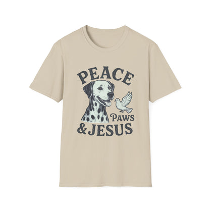 Peace Paws And Jesus T-Shirt