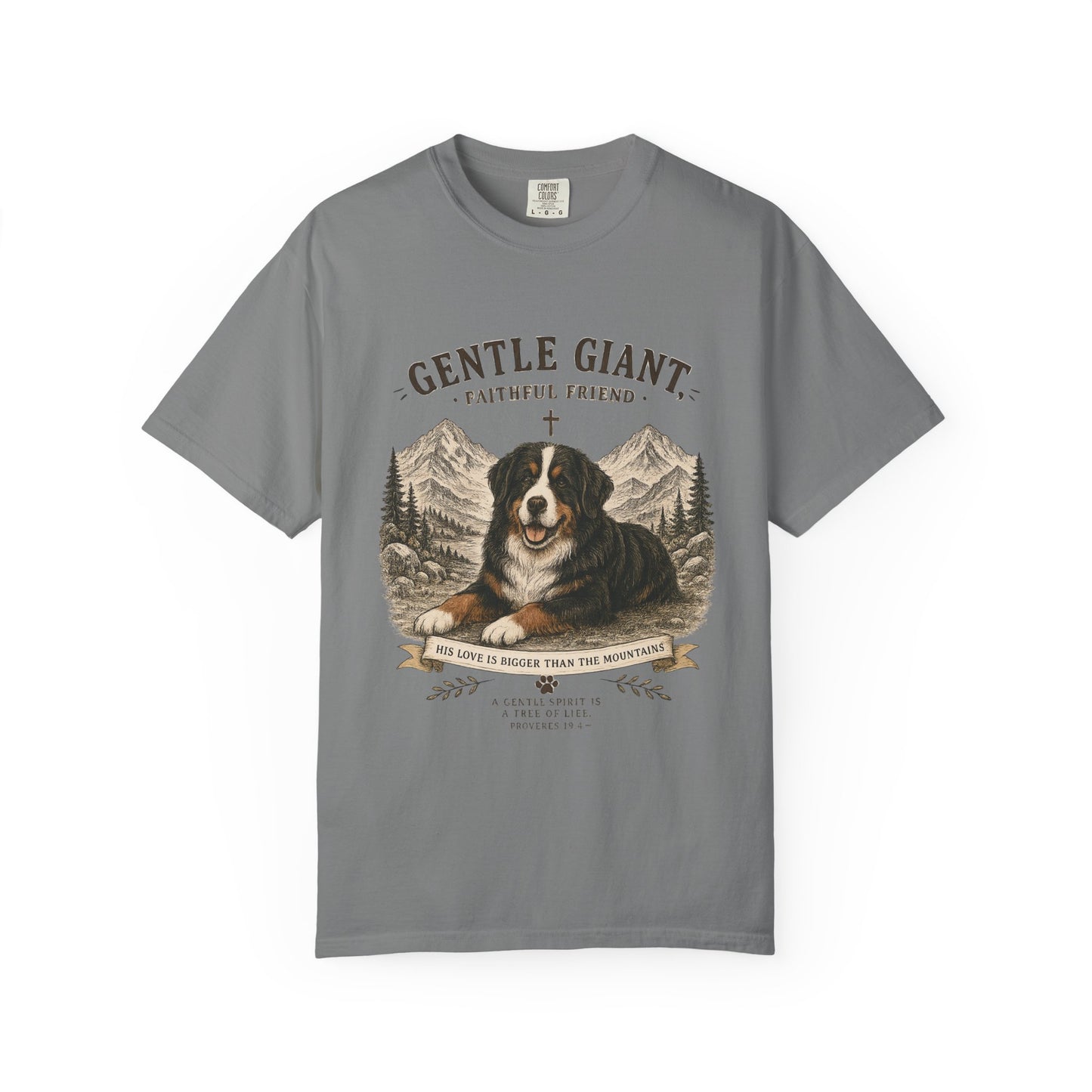 Bernese Mountain Dog — Gentle Giant, Faithful Friend T-Shirt