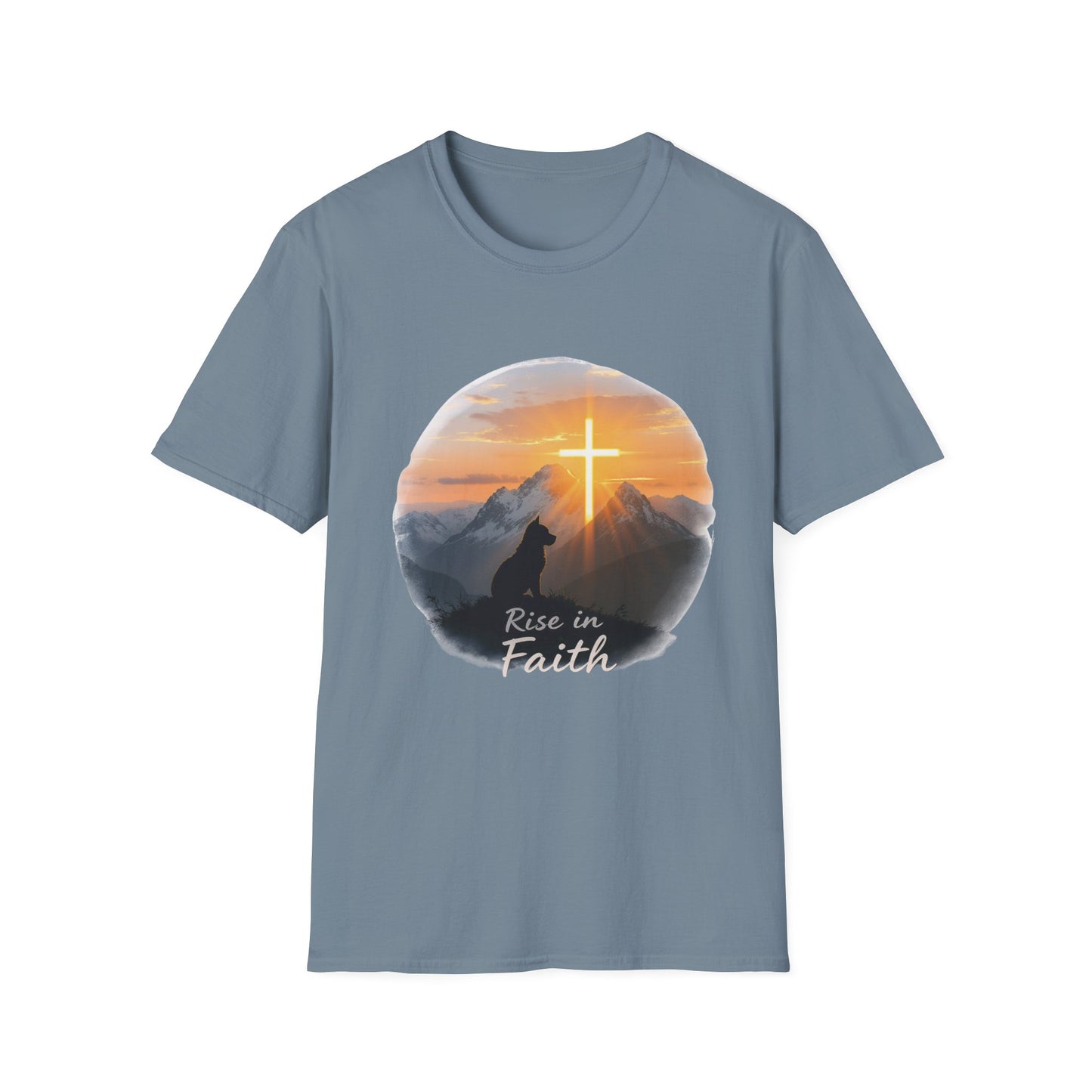 Rise in Faith Sunrise Dog T-Shirt