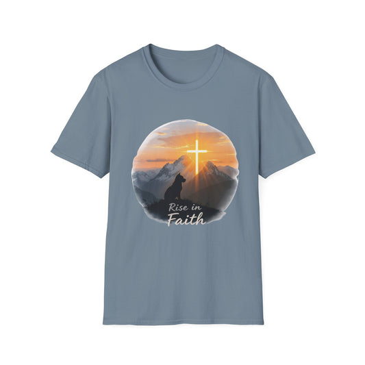 Rise in Faith Sunrise Dog T-Shirt