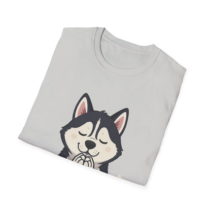 Sit Stay Pray Husky T-Shirt