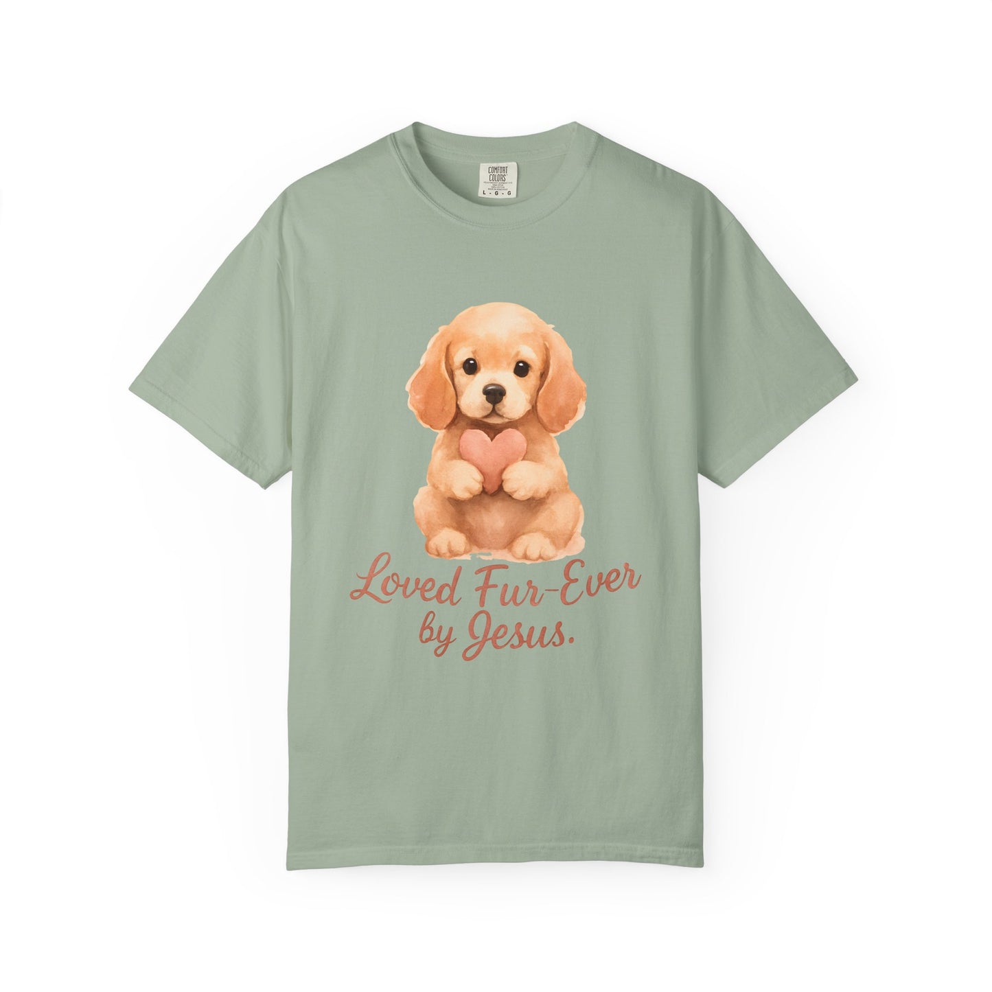 Loved Fur-Ever By Jesus T-Shirt (1)