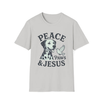Peace Paws And Jesus T-Shirt