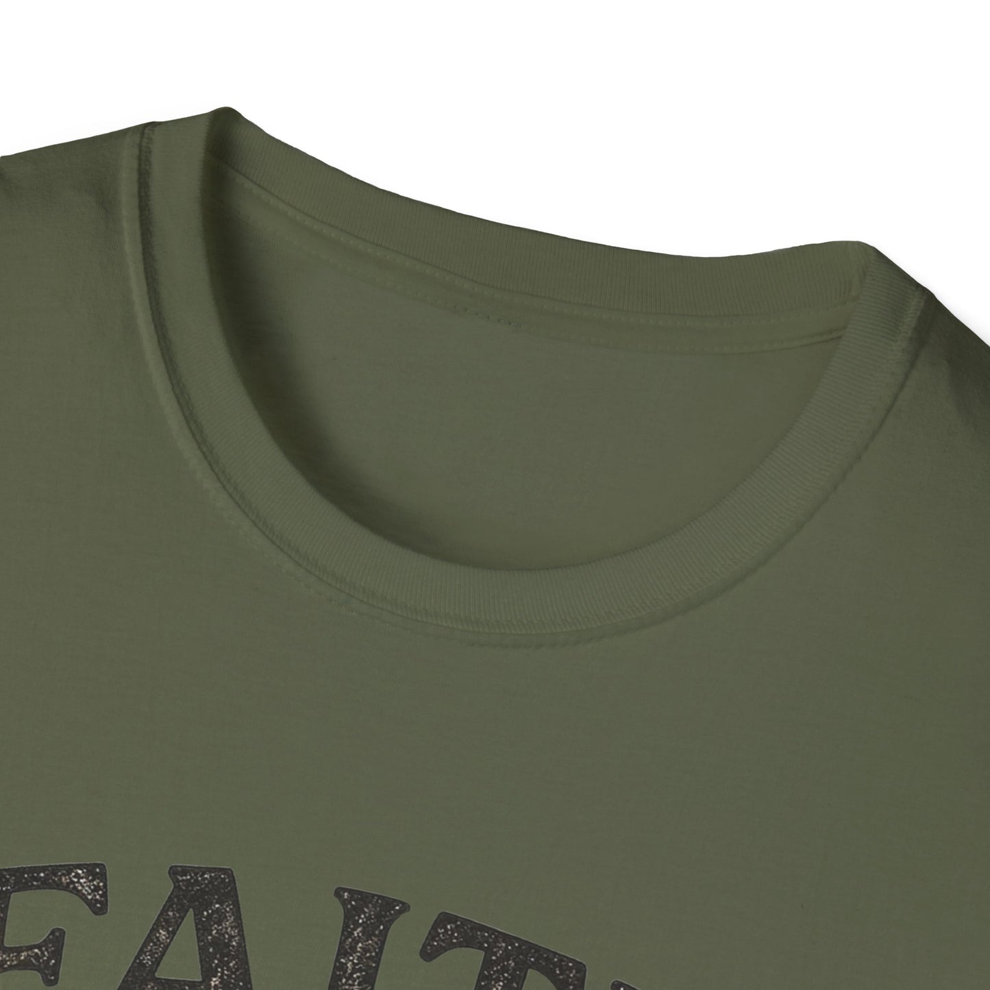 Faith Leaves Prints Retro Paw T-Shirt