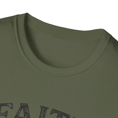 Faith Leaves Prints Retro Paw T-Shirt