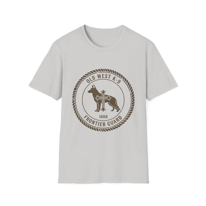 Western German Shepherd Cross – Rustic Vintage Dog T-Shirt
