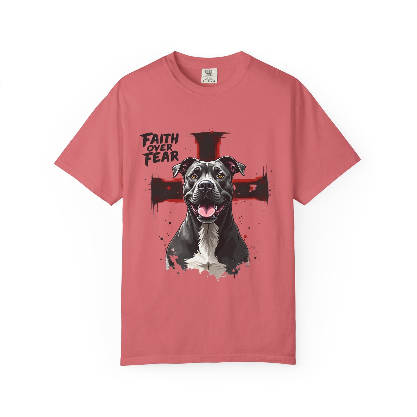 Fear Over Faith Pitbull T-Shirt