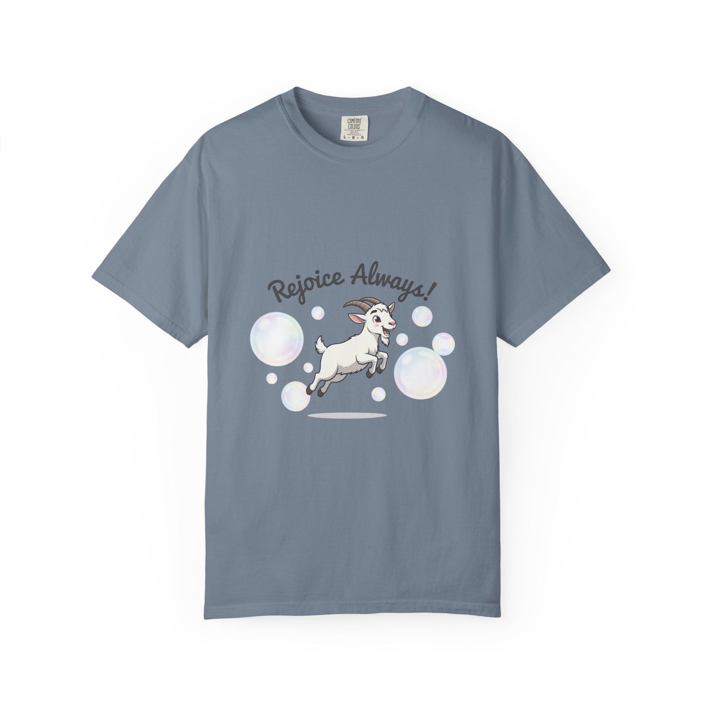 Rejoice Always Happy Goat T-Shirt