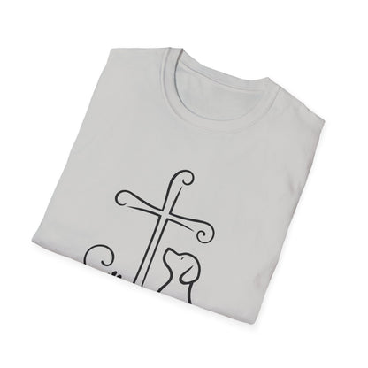 Faithful Dog Silhouette T-Shirt