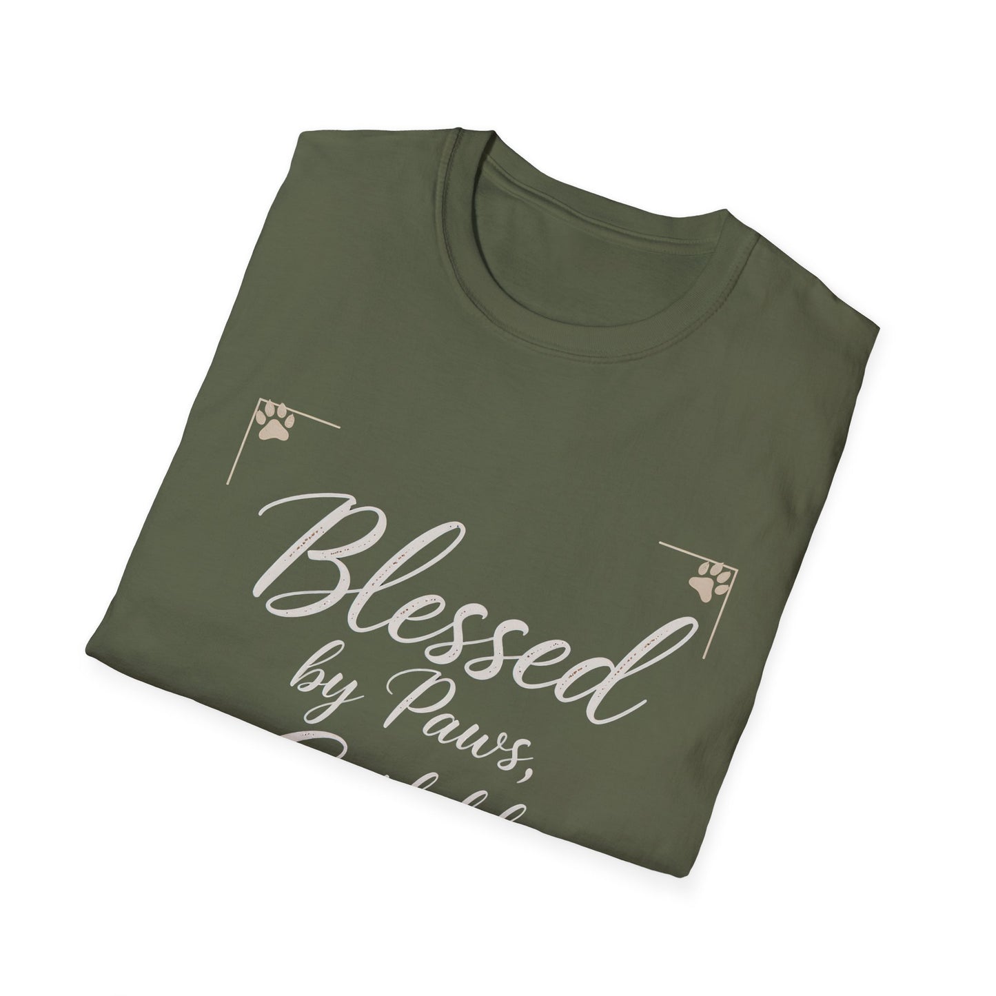 Blessed By Paws Guided By Grace T-Shirt