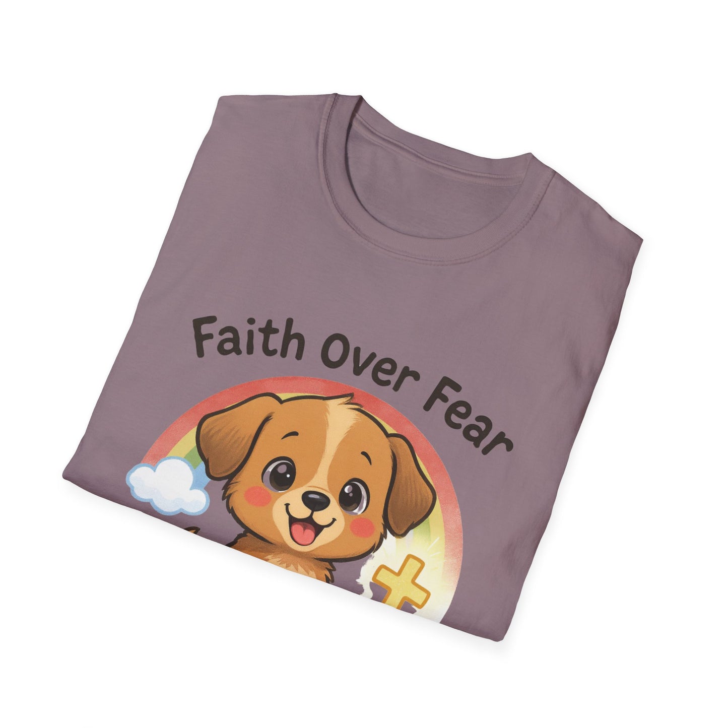 Faith Over Fear Puppy T-Shirt