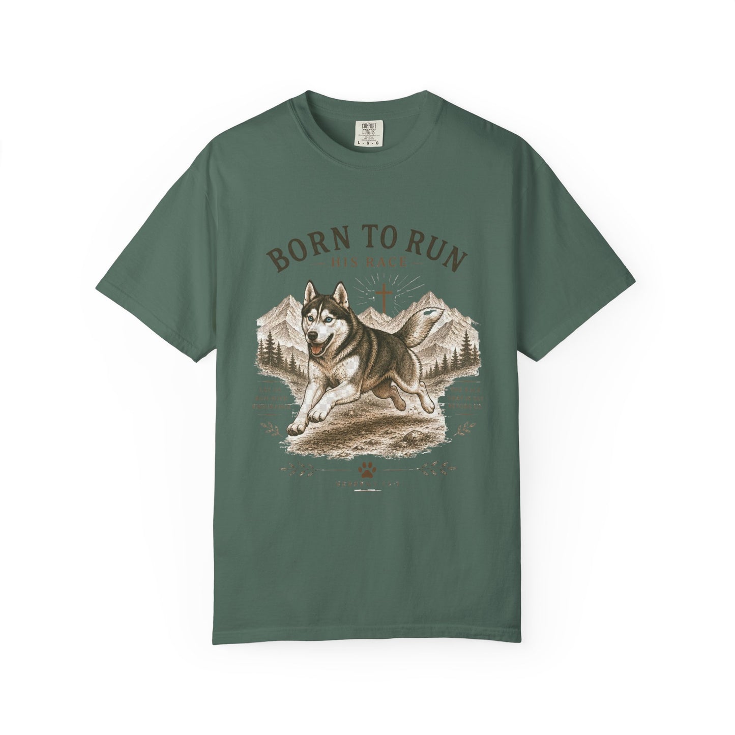 Husky — Born to Run His Race T-Shirt