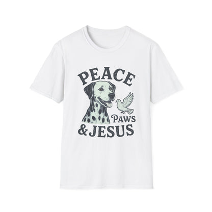 Peace Paws And Jesus T-Shirt