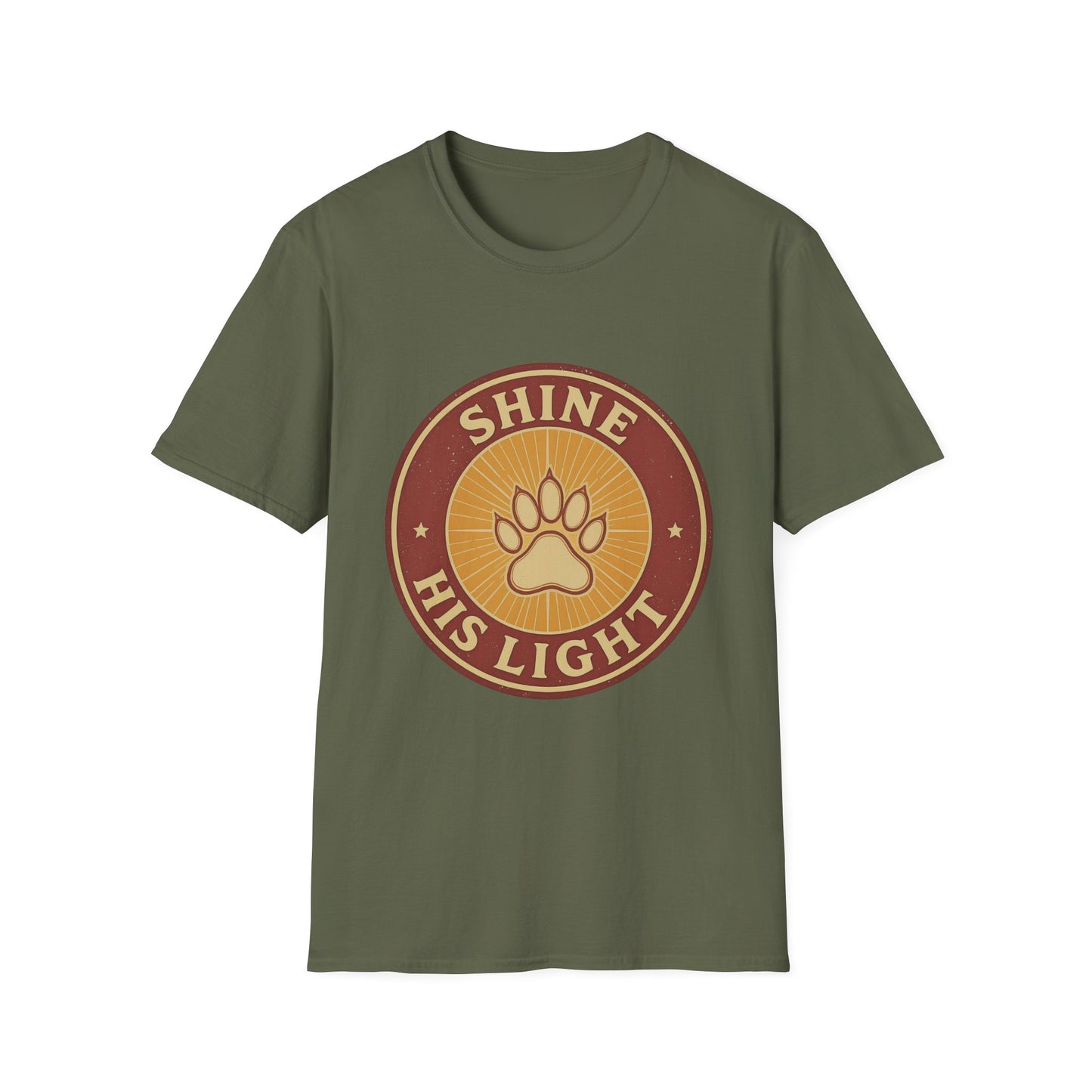 Shine His Light Paw T-Shirt