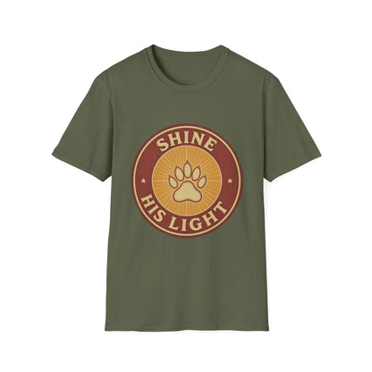 Shine His Light Paw T-Shirt