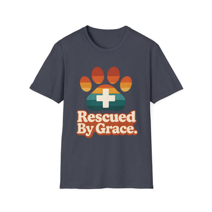 Rescued By Grace Retro T-Shirt