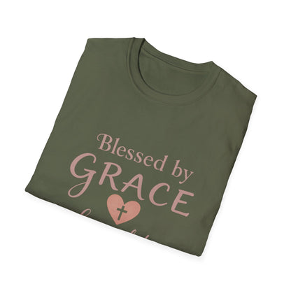 Blessed By Grace Loved By Dogs T-Shirt