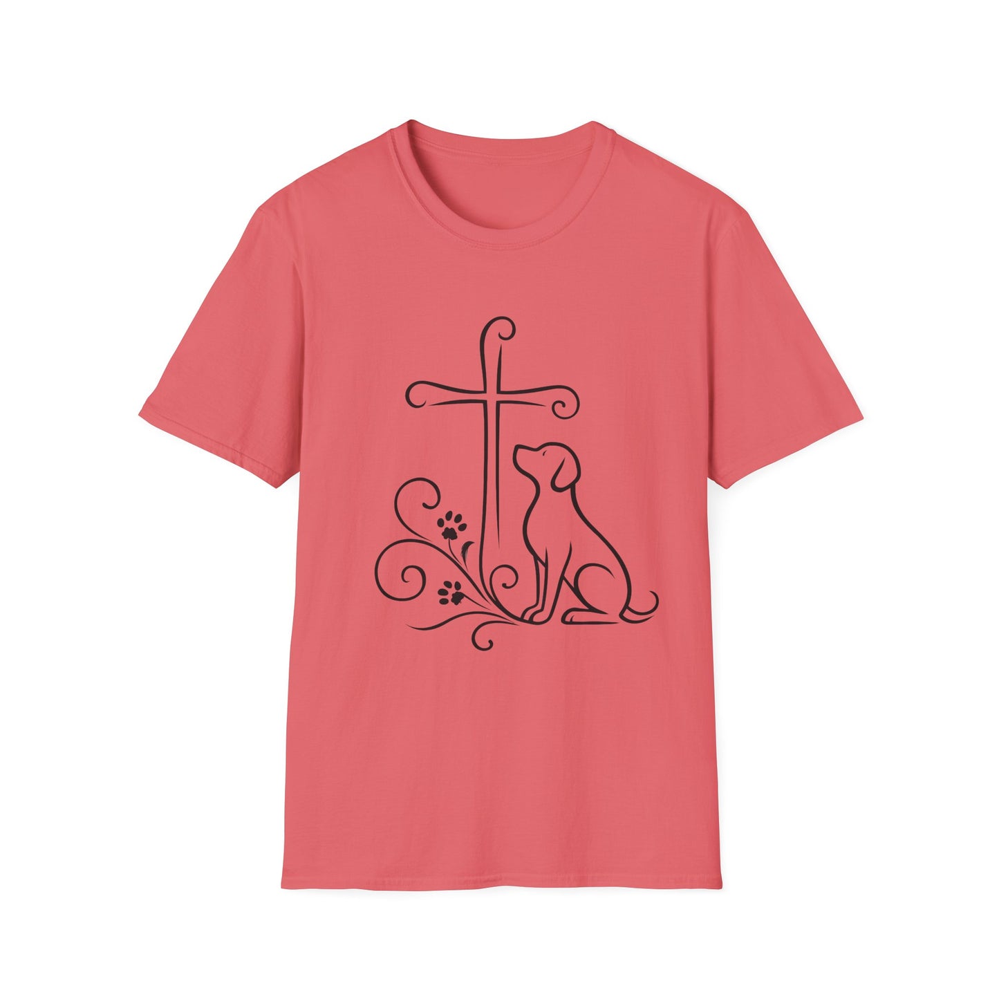 Faithful Dog Silhouette T-Shirt
