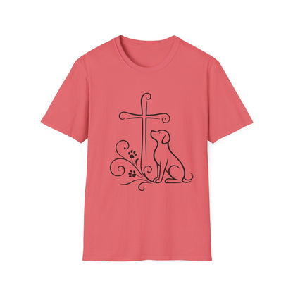 Faithful Dog Silhouette T-Shirt