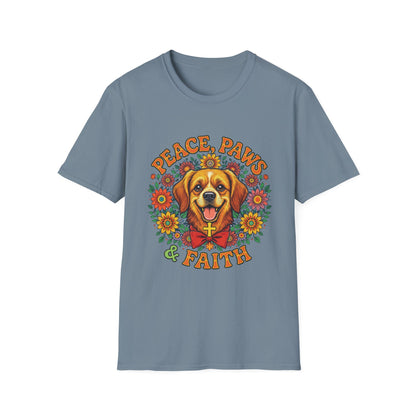 Peace Paws & Faith Hippie T-Shirt