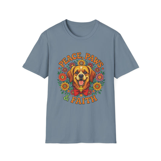 Peace Paws & Faith Hippie T-Shirt