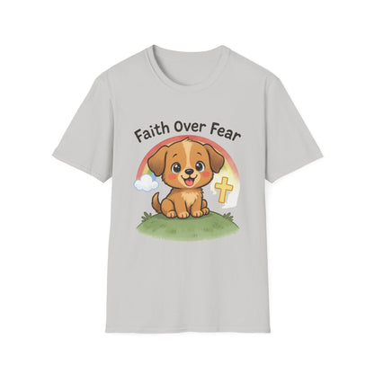 Faith Over Fear Puppy T-Shirt