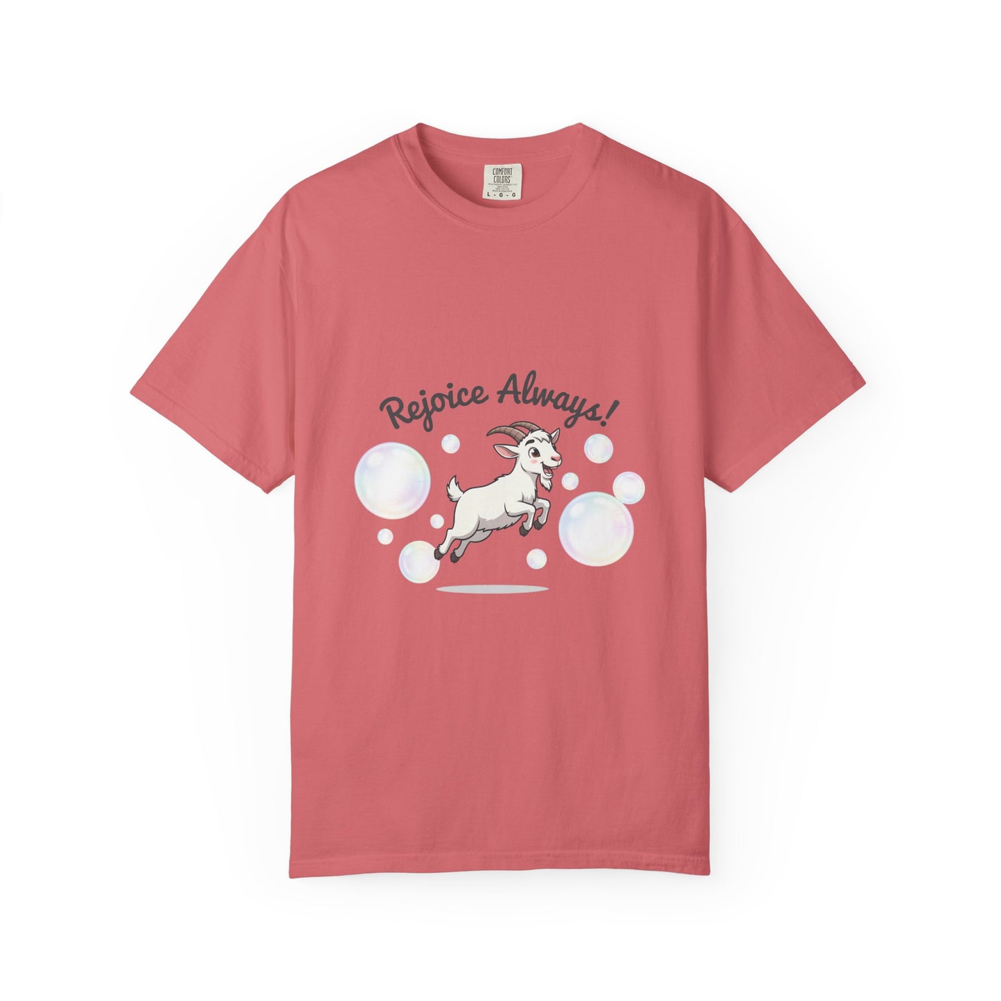 Rejoice Always Happy Goat T-Shirt