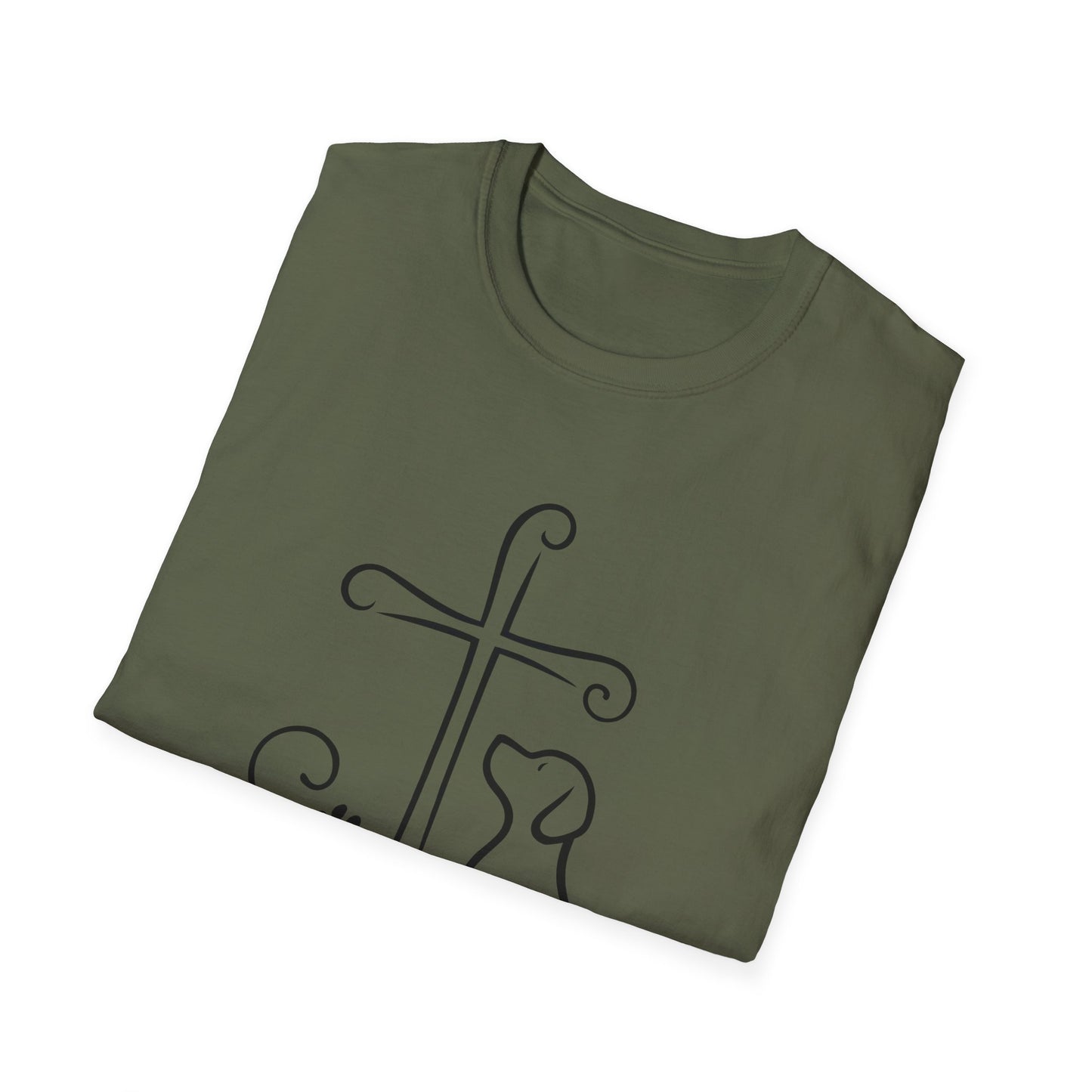 Faithful Dog Silhouette T-Shirt