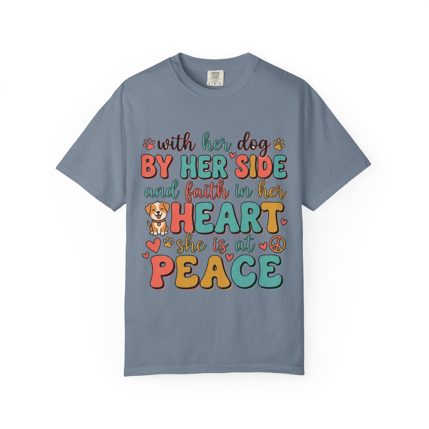 With Her Dog By Her Side T-Shirt