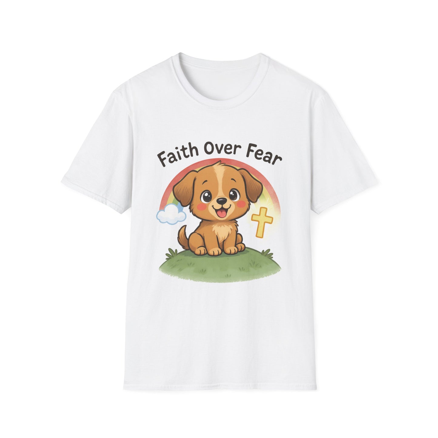 Faith Over Fear Puppy T-Shirt