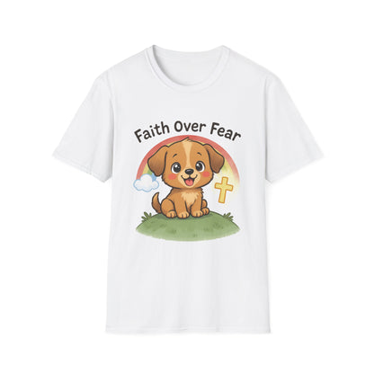Faith Over Fear Puppy T-Shirt