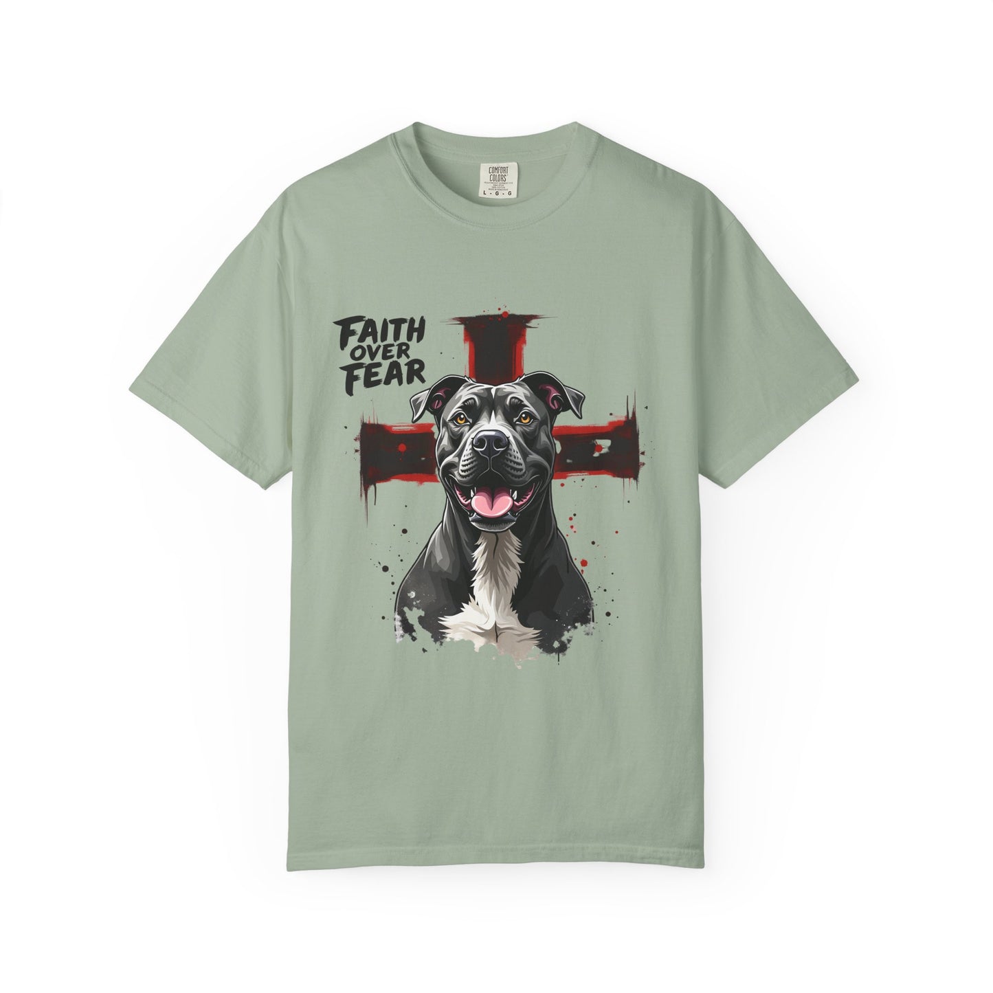 Fear Over Faith Pitbull T-Shirt