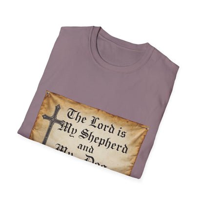 The Lord Is My Shepherd And My Dog Is Them Comfort T-Shirt