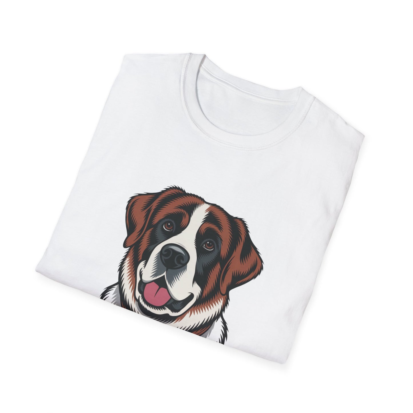 Saint Bernard Rescue Faith – 1950s Retro Dog T-Shirt