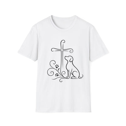 Faithful Dog Silhouette T-Shirt