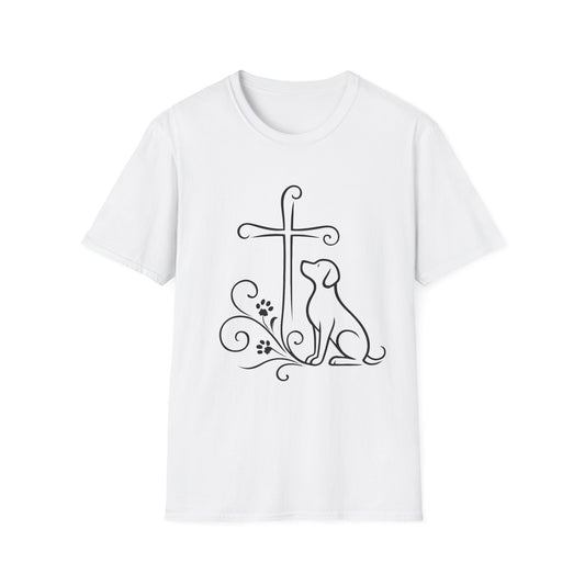 Faithful Dog Silhouette T-Shirt
