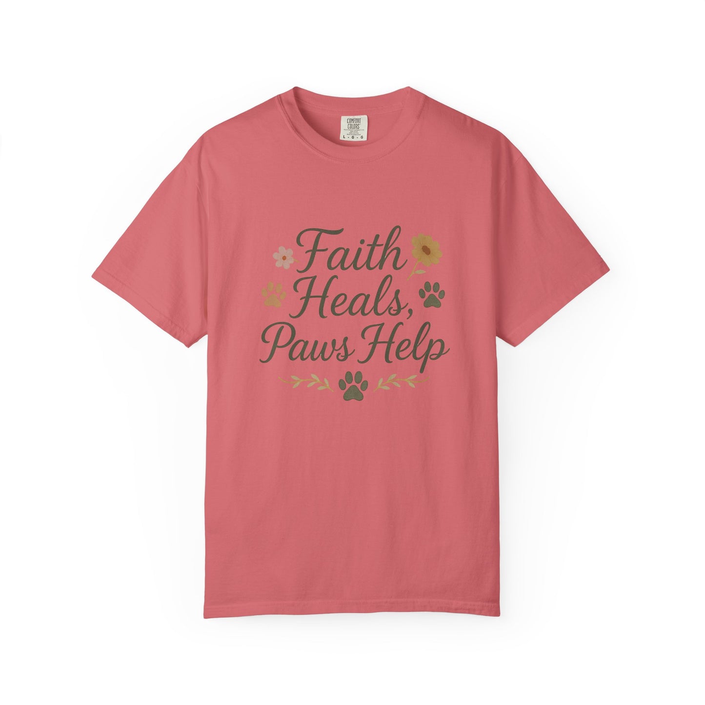 Faith Heals Paws Help T-Shirt