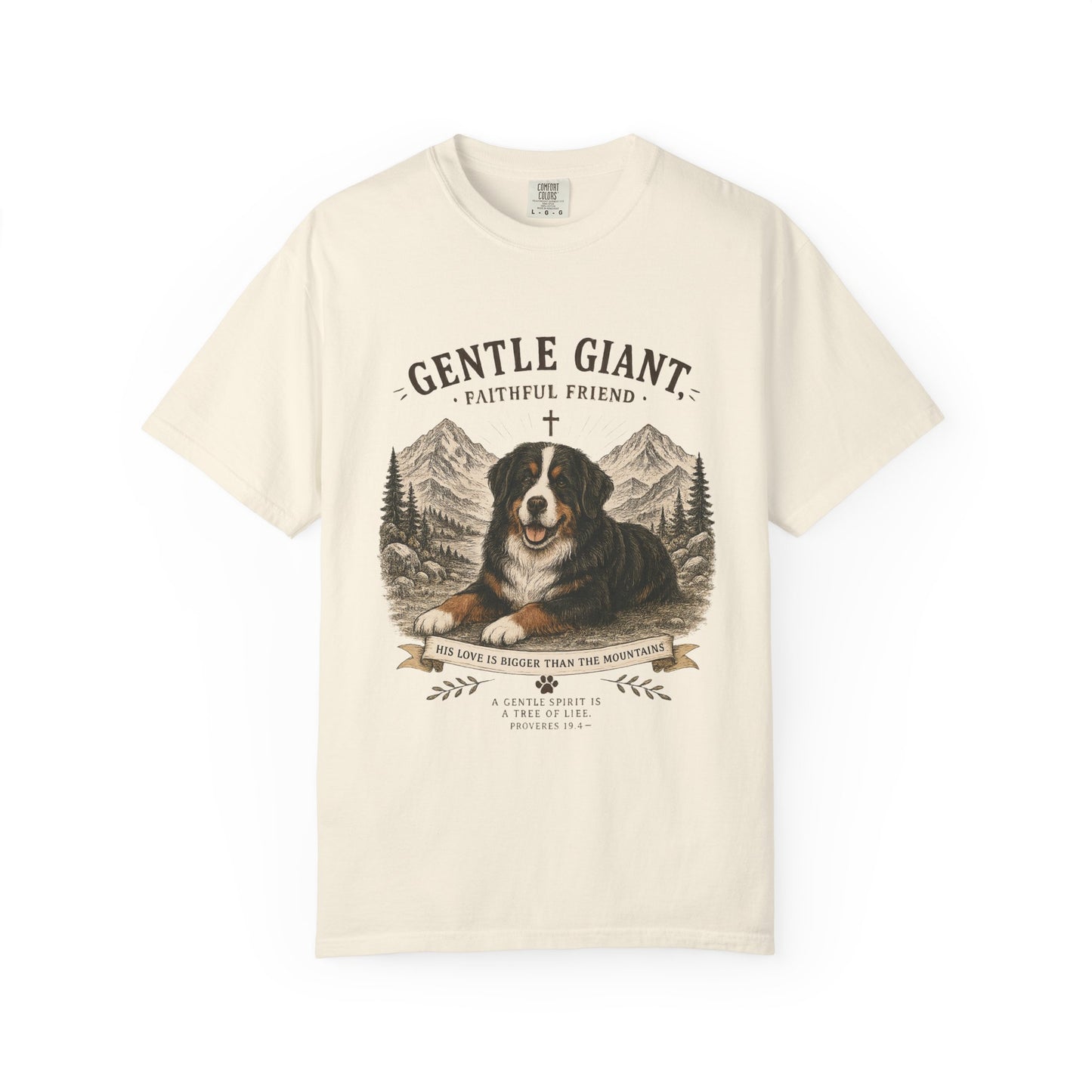 Bernese Mountain Dog — Gentle Giant, Faithful Friend T-Shirt