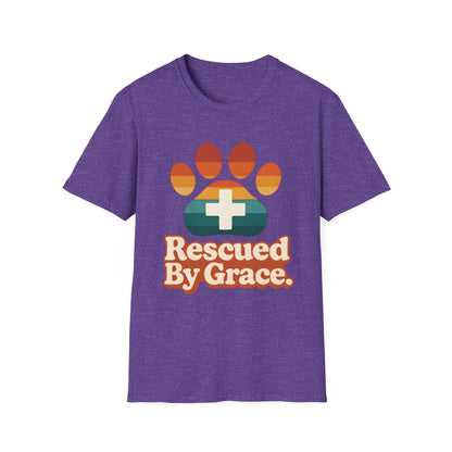 Rescued By Grace Retro T-Shirt