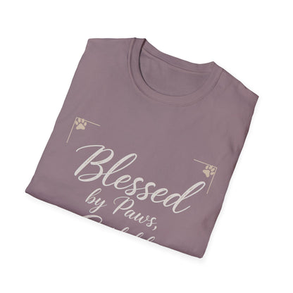 Blessed By Paws Guided By Grace T-Shirt