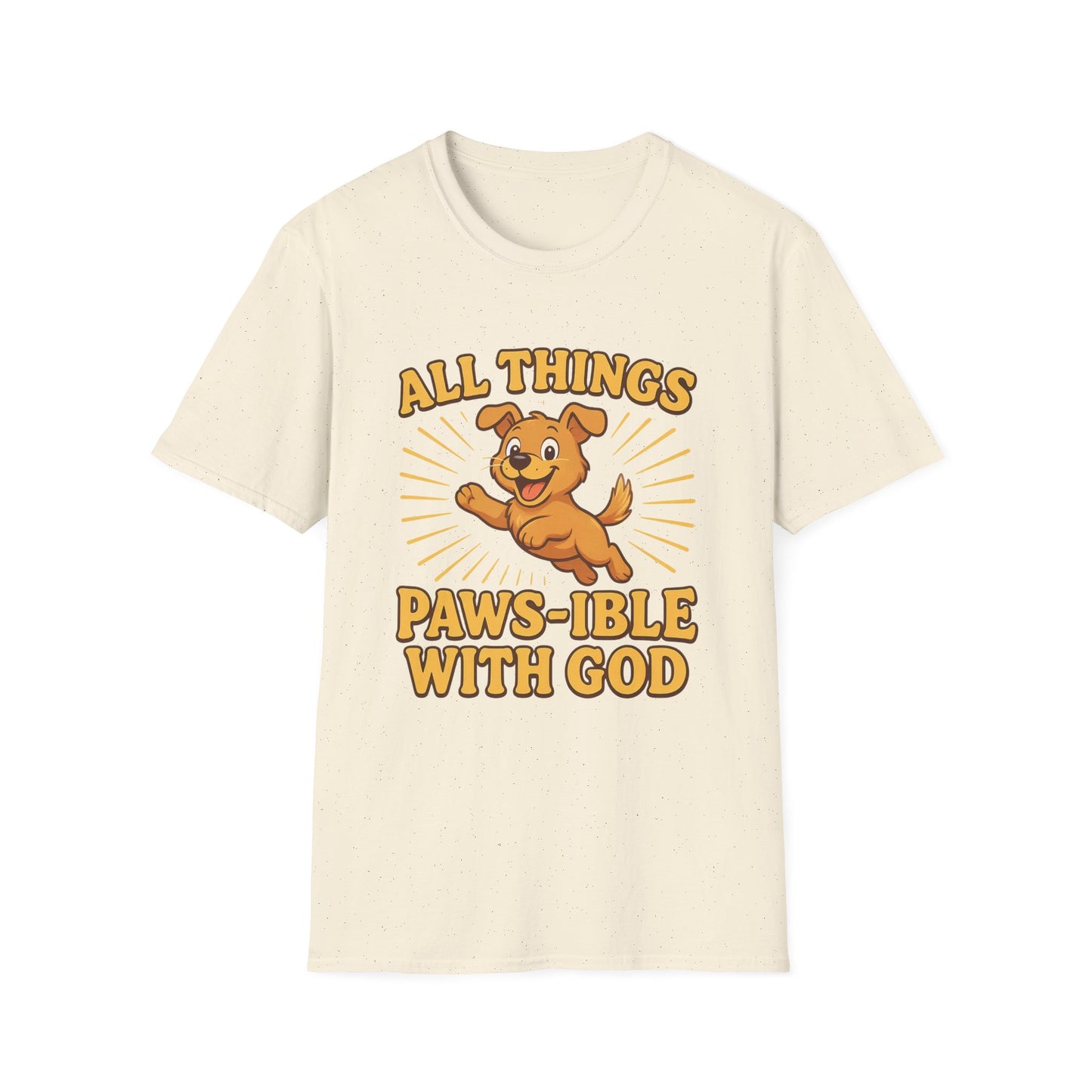 All Things Paws-ible With God T-Shirt