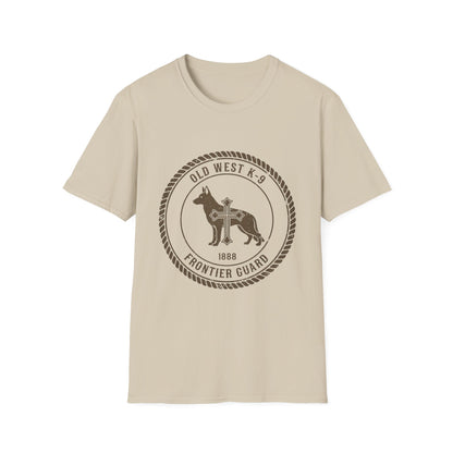 Western German Shepherd Cross – Rustic Vintage Dog T-Shirt