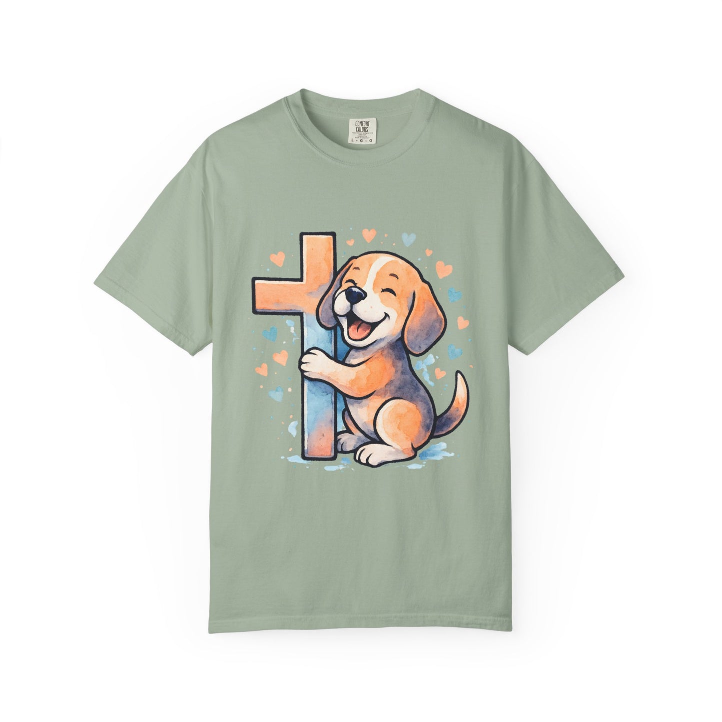 Joyful Puppy WatercolorT-Shirt