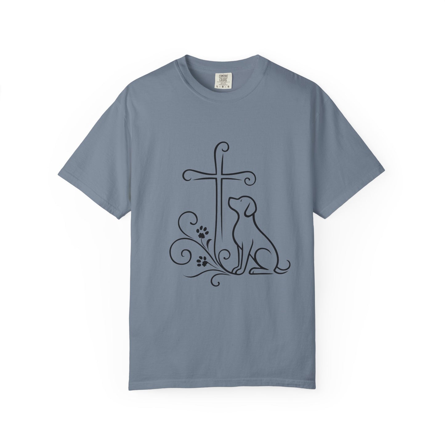 Faithful Dog Silhouette T-Shirt (1)