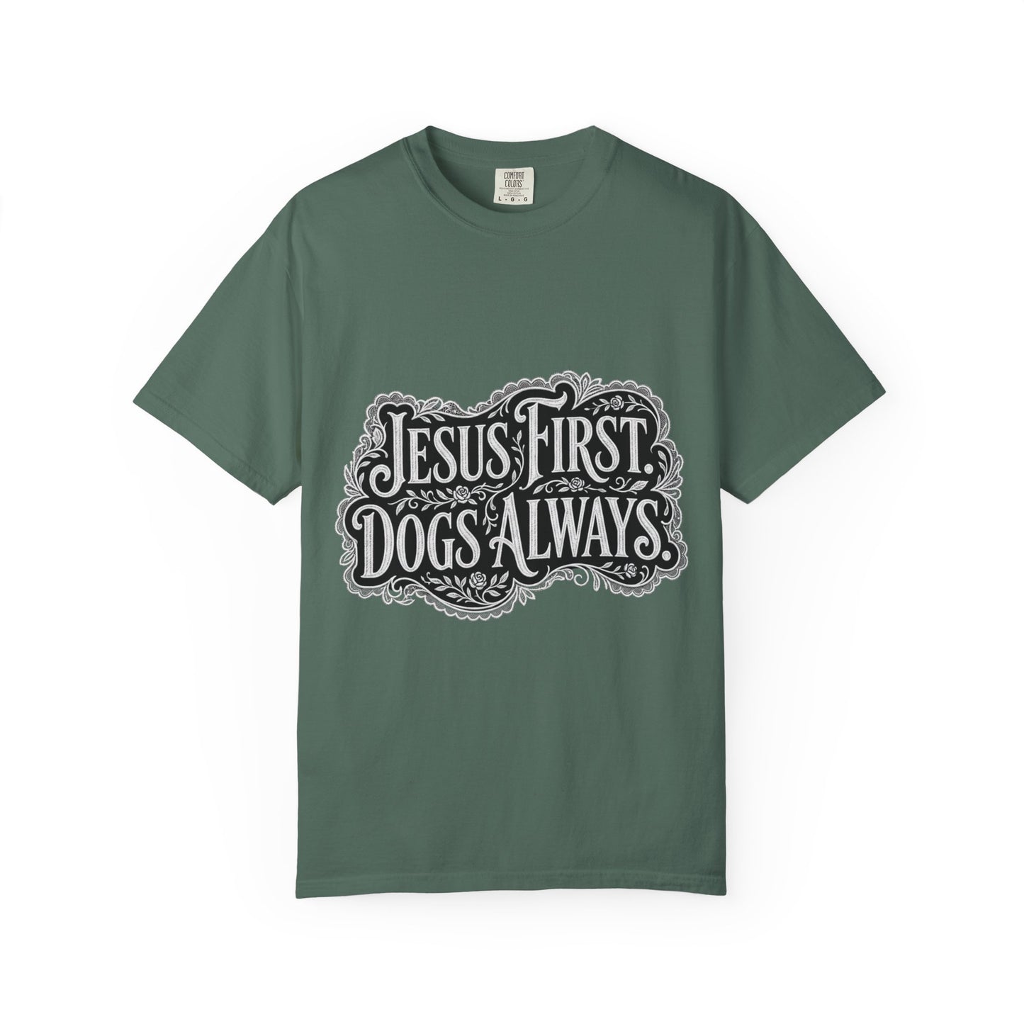 Jesus First Dogs Always T-Shirt