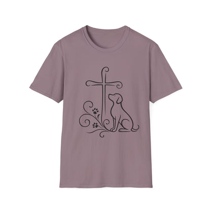 Faithful Dog Silhouette T-Shirt