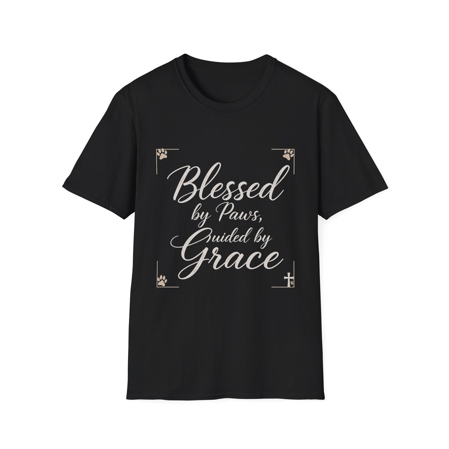 Blessed By Paws Guided By Grace T-Shirt