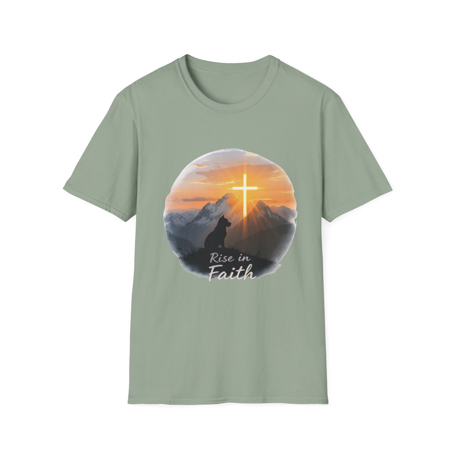 Rise in Faith Sunrise Dog T-Shirt