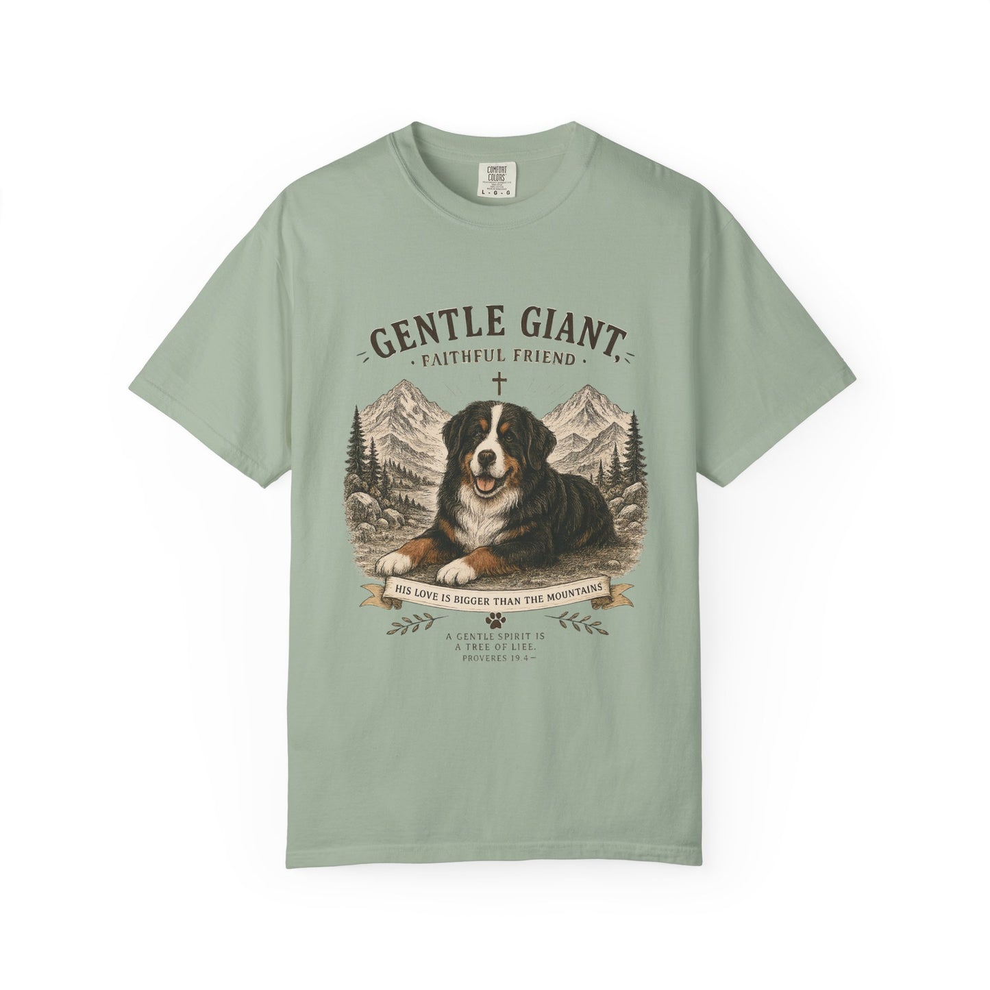Bernese Mountain Dog — Gentle Giant, Faithful Friend T-Shirt